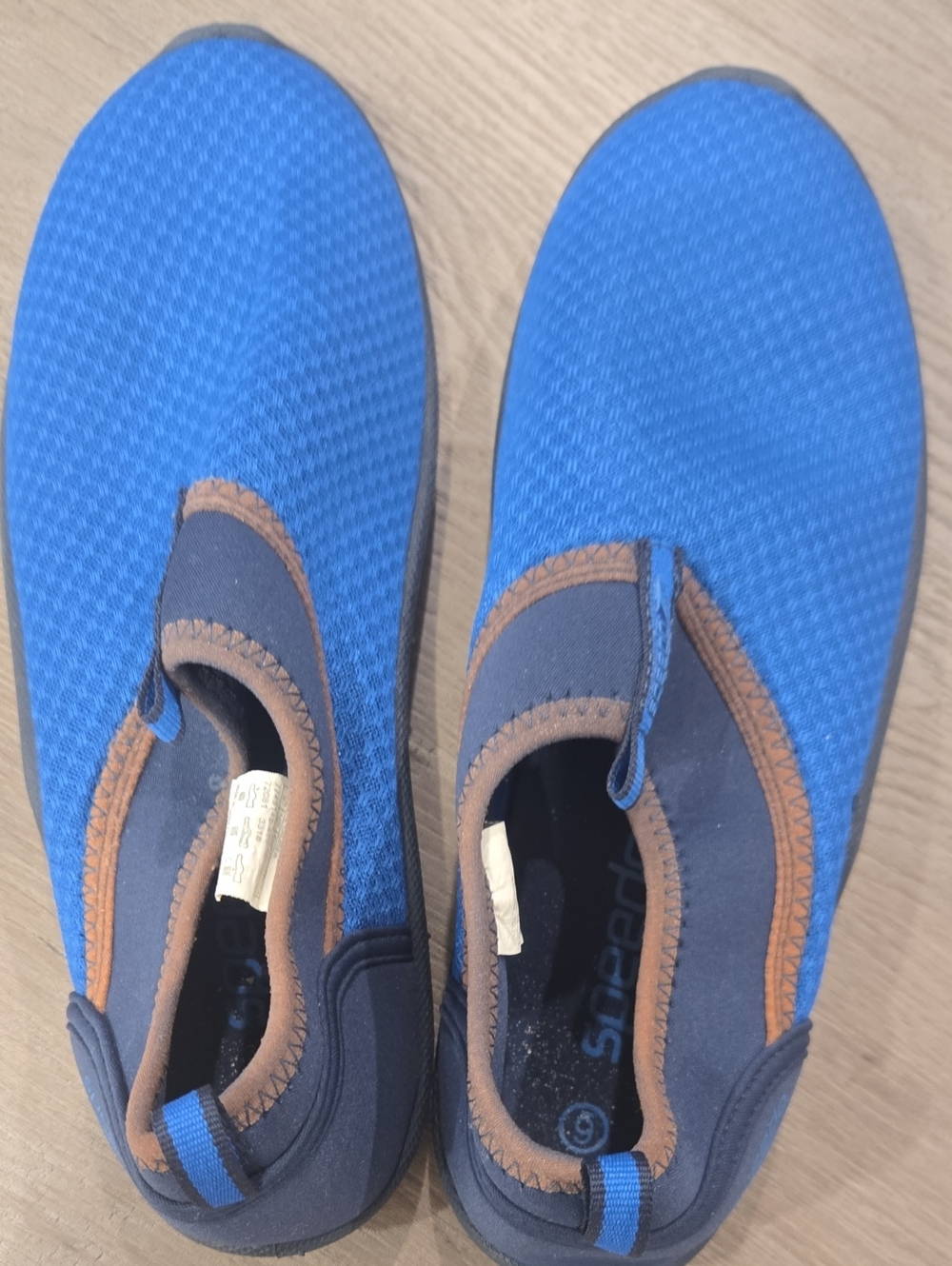 Speedo Blue Slip-On Water Shoes